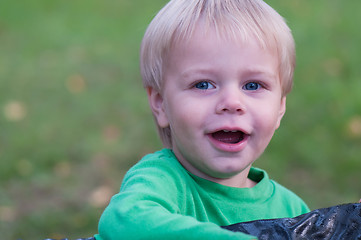 Image showing Happy baby boy