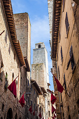 Image showing San Gimignano towers