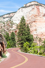 Image showing Road in Zion
