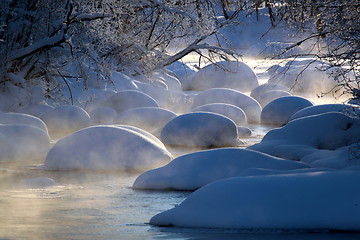 Image showing The winter river