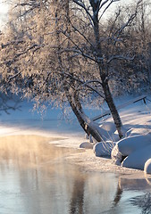 Image showing The winter river