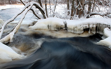 Image showing Winter river