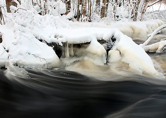 Image showing Winter river