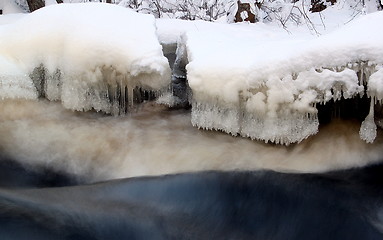 Image showing Winter river