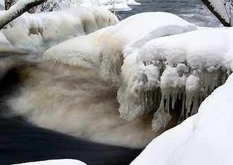 Image showing Winter river