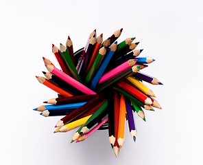 Image showing Colour pencils