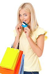 Image showing Woman shopping