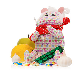 Image showing Toy hippopotamus