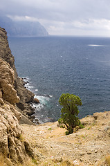 Image showing mountains and sea