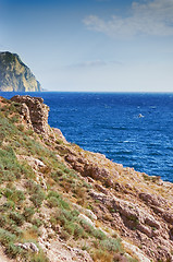 Image showing mountains and sea