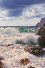 Image showing sea waves