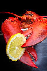 Image showing Lobster being boiled