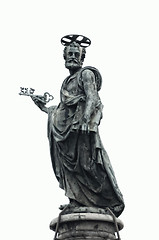 Image showing bronze figure of St. Peter