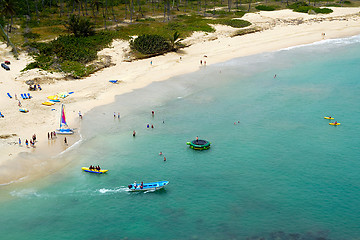 Image showing Paradise beach in caribbean