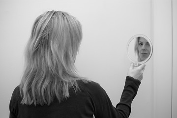 Image showing Reflection in a mirror