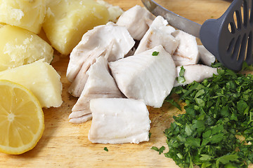 Image showing Fishcake ingredients