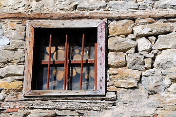 Image showing Firewood in the Window