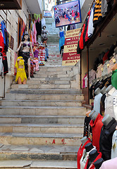 Image showing Market on the Stairs