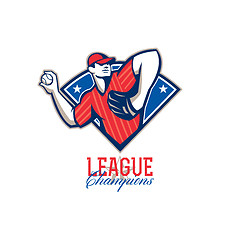 Image showing League Champions Baseball Retro