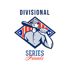 Image showing Baseball Divisional Series Finals Retro