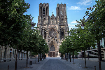 Image showing Cathedral Notre Dame in Reims, France