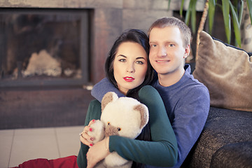 Image showing Couple at home