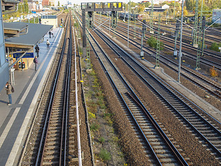 Image showing S Bahn station in Berlin