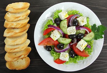 Image showing Greek salad