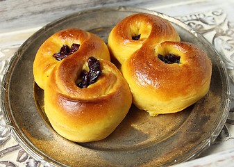 Image showing Saffron buns