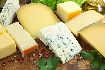 Image showing Cheeses