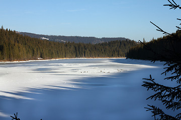 Image showing frozen belis lake