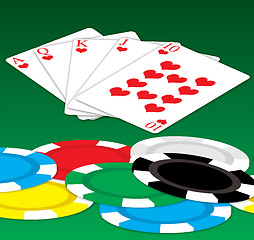 Image showing poker luck