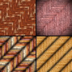 Image showing wooden tiles backgrounds