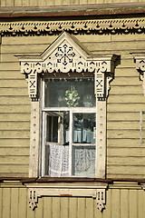 Image showing  carved window