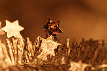 Image showing Tinsel. Christmas decoration.