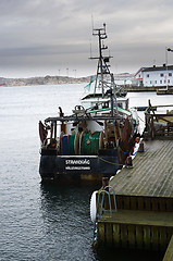 Image showing Fishing boat at the dock