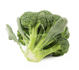 Image showing Fresh, Raw, Green Broccoli Pieces