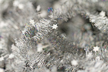 Image showing Tinsel. Christmas decoration.