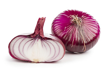 Image showing Red onions