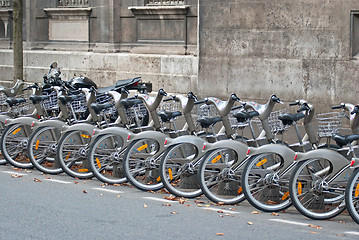 Image showing Bicycle parking.