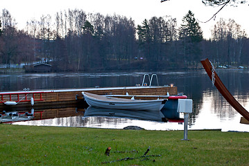 Image showing Boats at the pier.