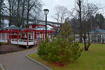 Image showing Lodge with gazebo.