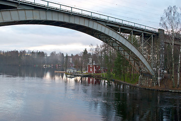 Image showing Railway bridge.