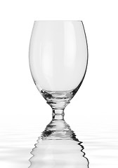 Image showing sinking empty drinking glass