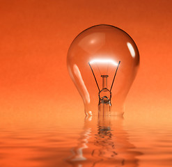 Image showing sinking light bulb