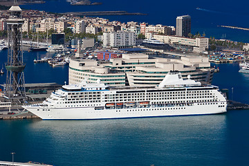 Image showing Barcelona port