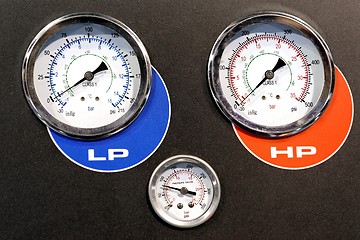 Image showing Industrial measurement device closeup