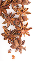 Image showing Whole Star Anise isolated on white background