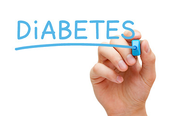 Image showing Diabetes Blue Marker