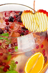 Image showing Berries and fruit cocktail